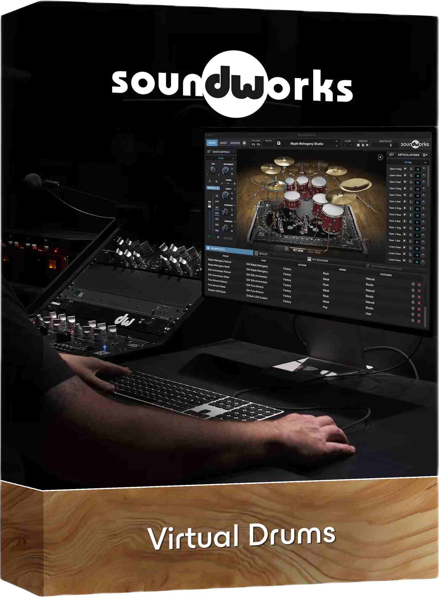 Roland DW Soundworks バーチャルドラム音源