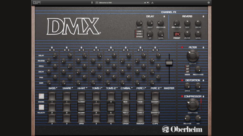 GForce Software『Oberheim DMX』が50%オフ！伝説のドラムマシンがセール中 - Plugin Japan