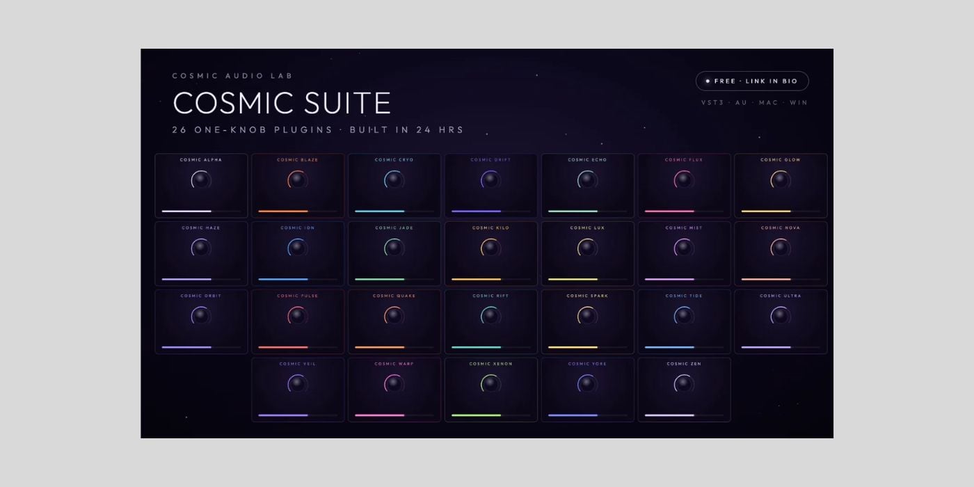 Cosmic Audio Lab Cosmic Suite GUI