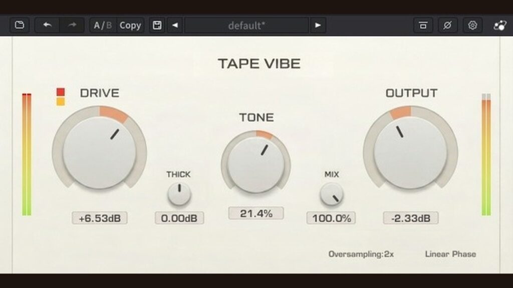 【34%オフ】軽量でCPUに優しいヴィンテージテープ・サチュレーションThree-Body Technology『Tape Vibe』がセール ...