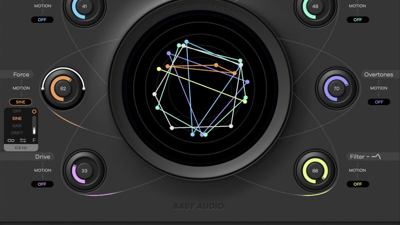 Baby Audio Atoms物理モデリングシンセ