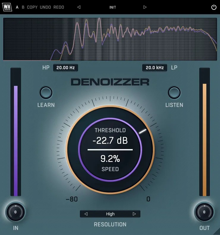 W. A. Production DeNoizzer GUI