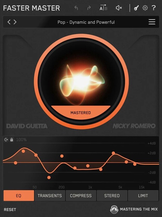 Mastering The Mix FASTER MASTER GUI