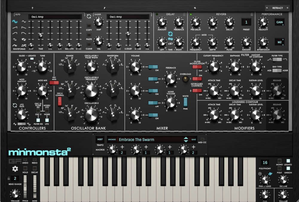 GForce『Minimonsta2』 のGUI