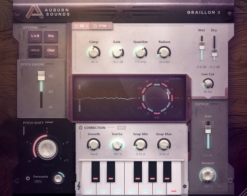 Auburn Sounds Graillon 3 のGUI