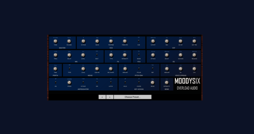 Overload Audio MOODYSIX