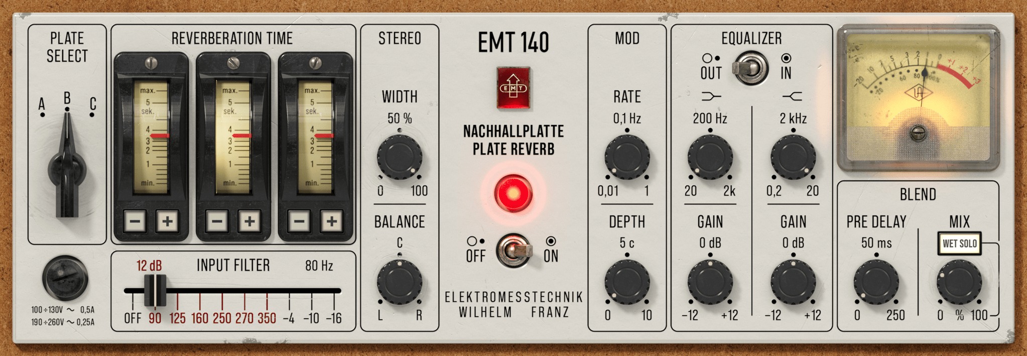 Universal Audio EMT 140 Classic Plate Reverberator