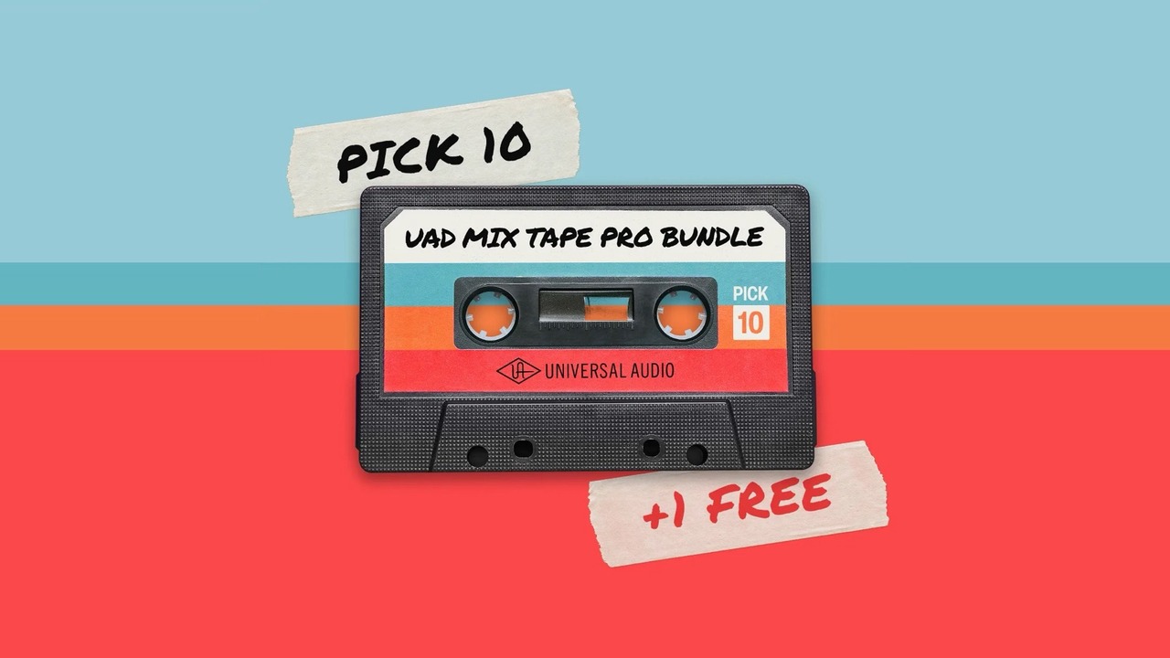 UAD Mix Tape Pro Bundle のカセットテープ型パッケージ