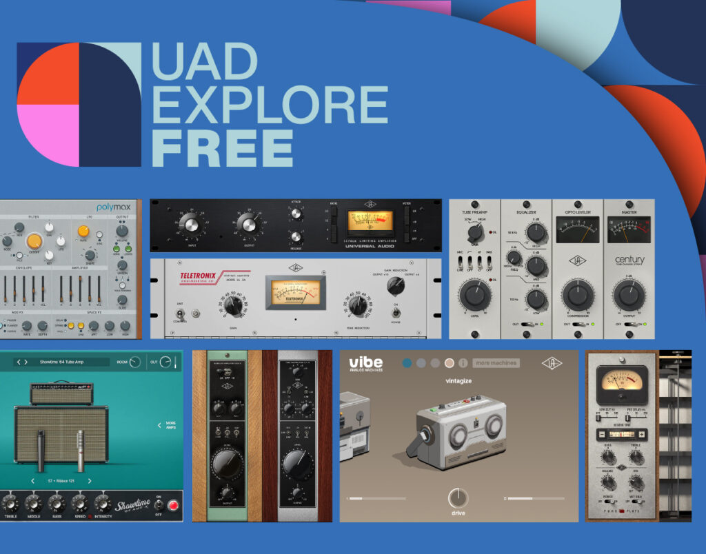 セットに入っているUniversal Audioのプラグイン