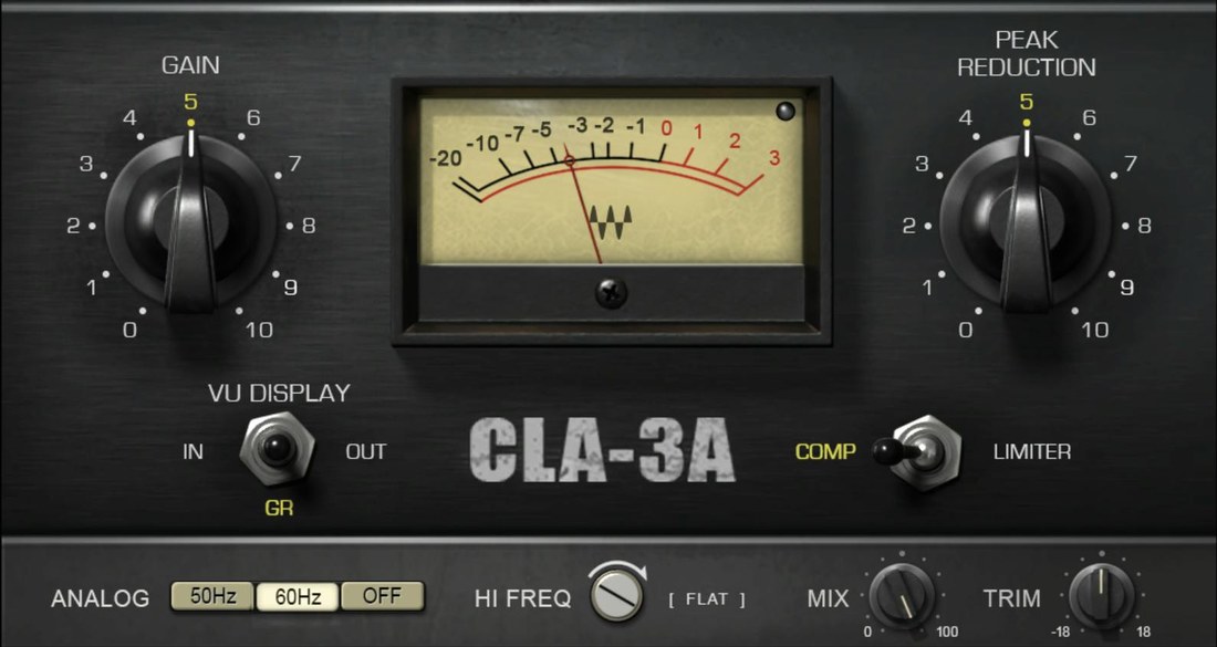 Waves CLA-3A のGUI