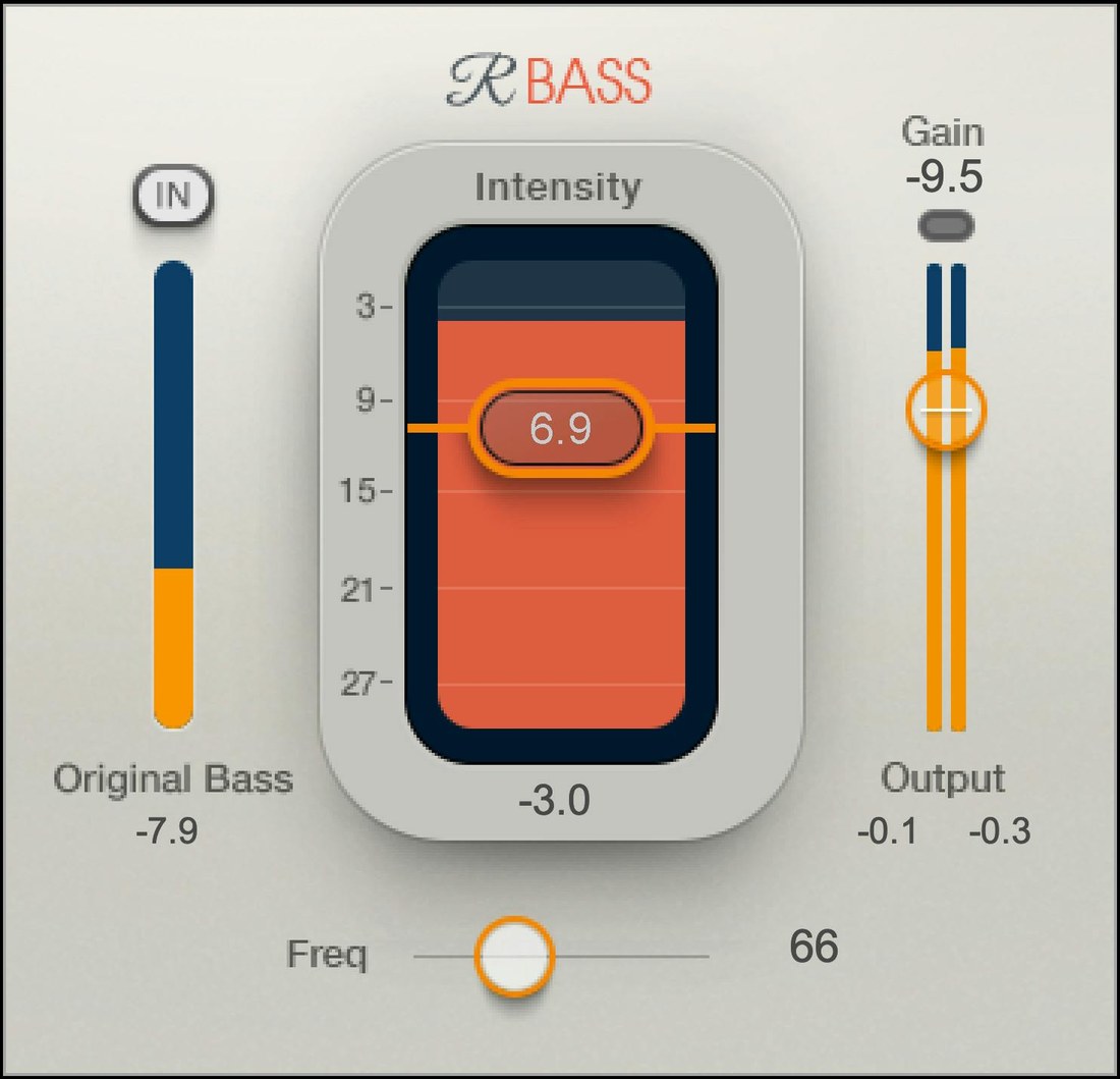 Waves Renaissance Bass（R-Bass） のGUI